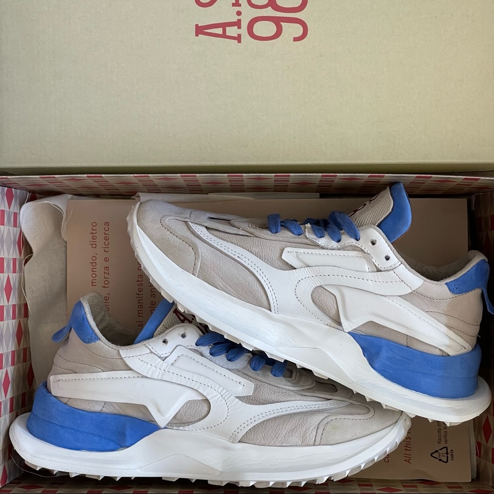 BNIB A.S. 98 Lettie Sneaker Blue/White ๐๐ค size 36/6 - Picture 14 of 16